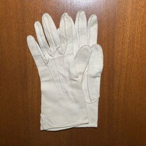 Vintage Kid Suede Leather Gloves